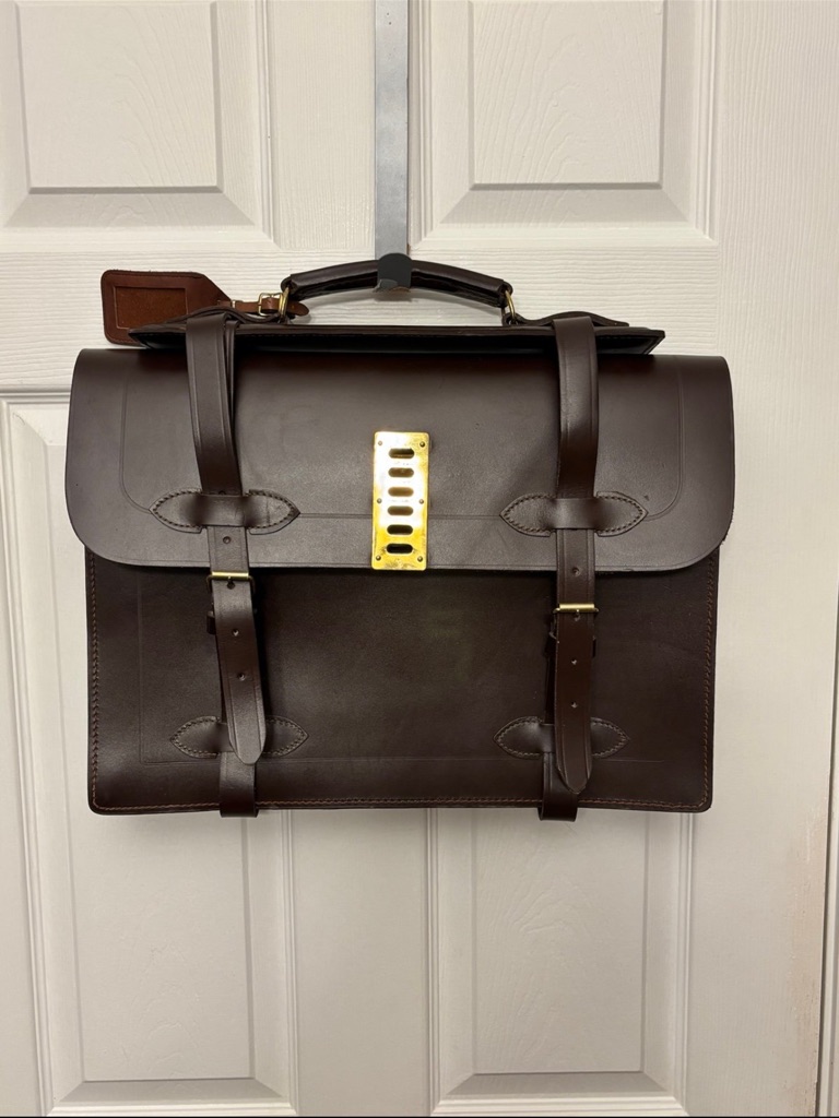 Vintage G.I. Us Military Briefcase Leather Specialty